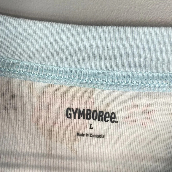 GYMBOREE Youth Girls Baby Blue Christmas Print PJs Long Sleeve Crewneck Bears L - Picture 6 of 10